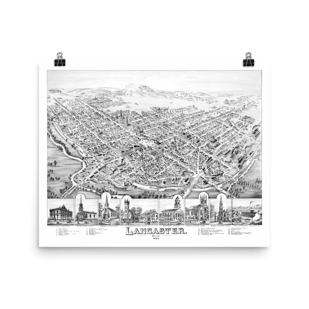 Lancaster, OH 1885 - Available at KNOWOL