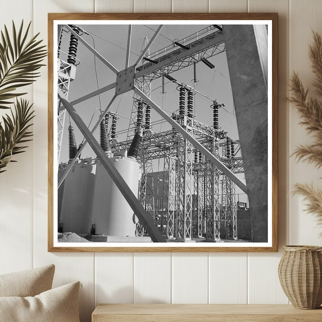 Las Vegas 1944 Transmission Towers and Power Transformers - Available at KNOWOL