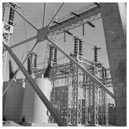 Las Vegas 1944 Transmission Towers and Power Transformers - Available at KNOWOL