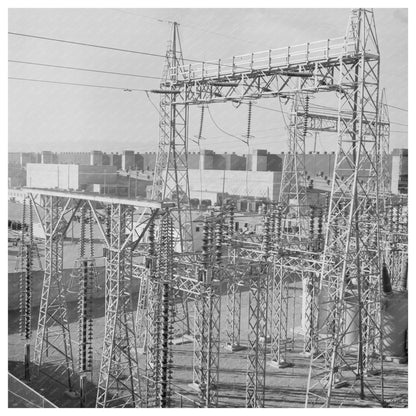 Las Vegas Electric Transmission Towers 1944 - Available at KNOWOL