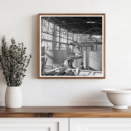 Las Vegas Magnesium Plant Interior Under Construction 1942 - Available at KNOWOL