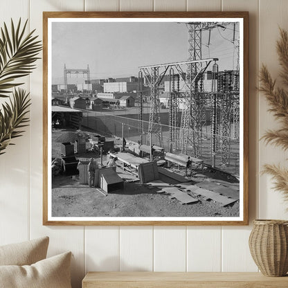 Las Vegas Power Transmission Towers and Transformers 1942 - Available at KNOWOL