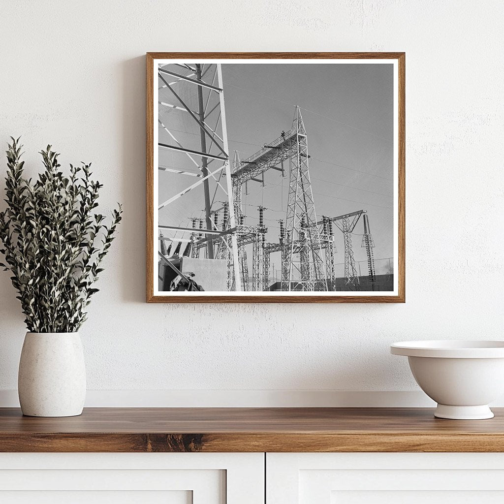 Las Vegas Power Transmission Towers and Transformers 1944 - Available at KNOWOL