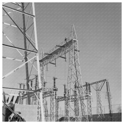 Las Vegas Power Transmission Towers and Transformers 1944 - Available at KNOWOL