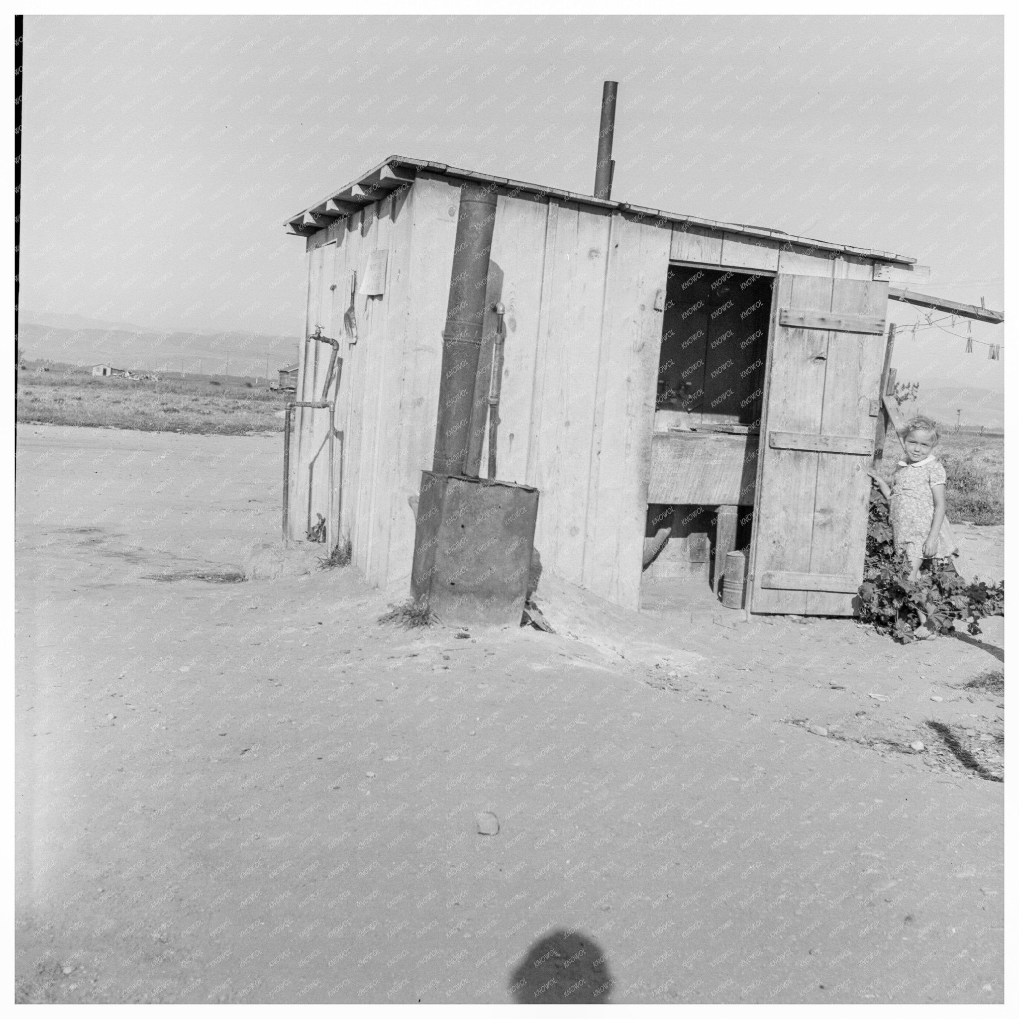 Laundry Facilities at Arkansawyers Auto Camp 1939 - Available at KNOWOL