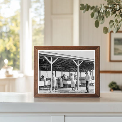 Laundry Facilities for Migrant Workers Westley California 1939 - Available at KNOWOL