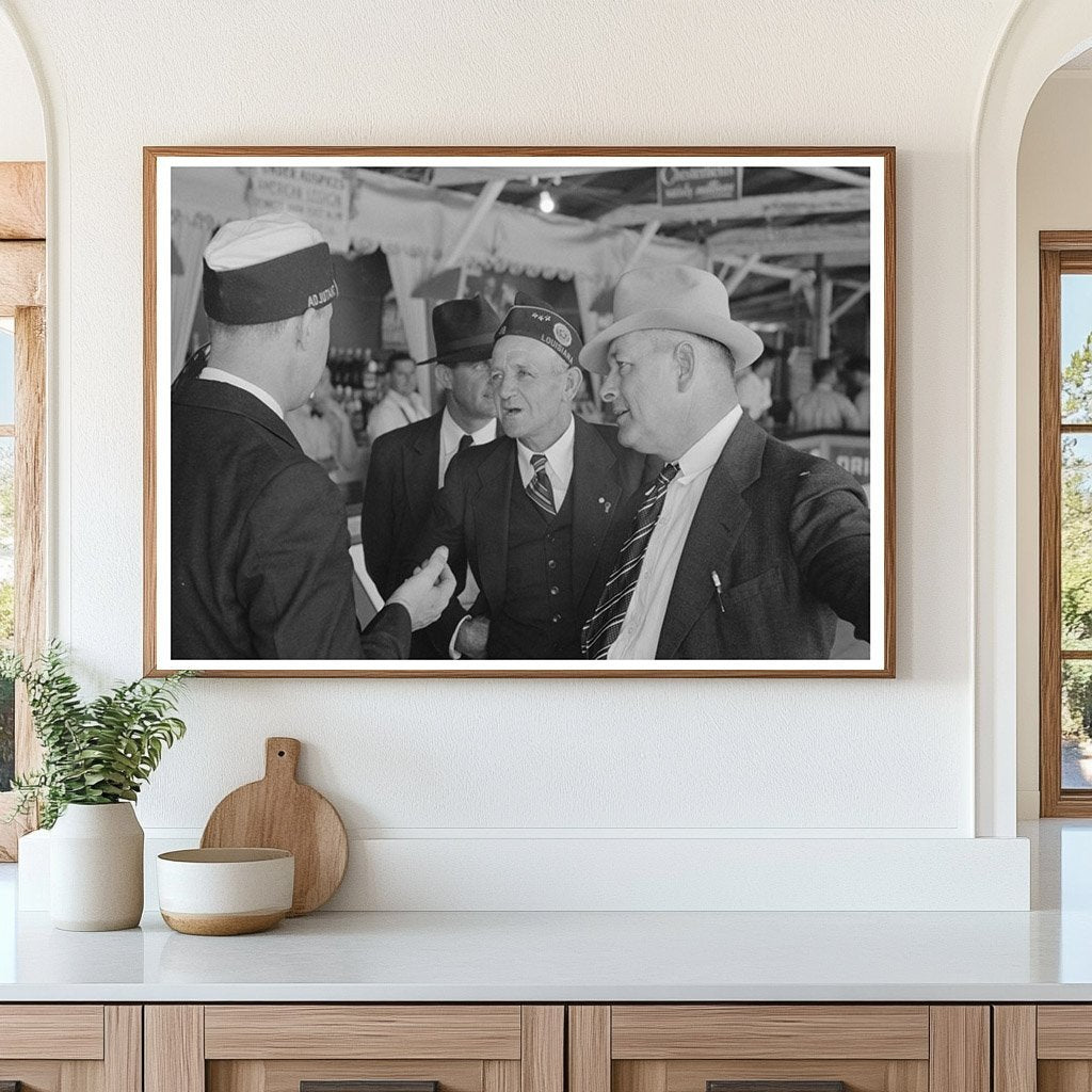 Legionnaires at Donaldsonville State Fair November 1938 - Available at KNOWOL