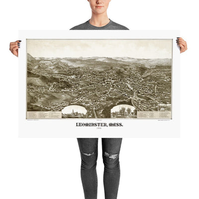 Leominster, MA 1886 - Available at KNOWOL