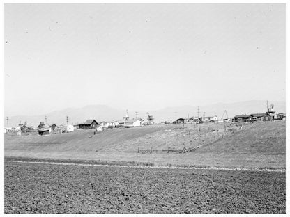 Lettuce Shed Workers Shacks Salinas California April 1939 - Available at KNOWOL