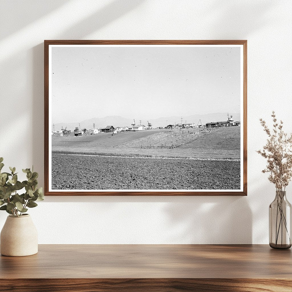 Lettuce Shed Workers Shacks Salinas California April 1939 - Available at KNOWOL