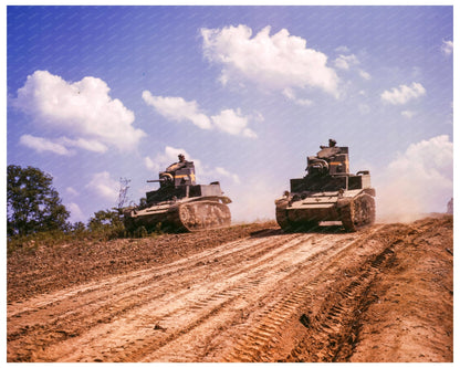 Light Tanks at Fort Knox Kentucky June 1942 - Available at KNOWOL