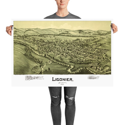 Ligonier, PA 1900 - Available at KNOWOL