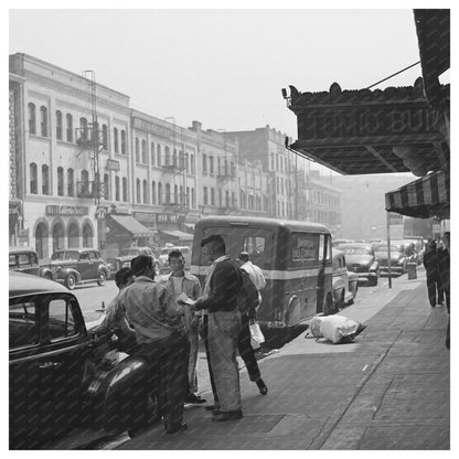 Little Tokyo Street Scene Los Angeles April 1942 - Available at KNOWOL