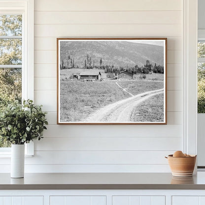 Log Buildings and Cleared Land Boundary County Idaho 1939 - Available at KNOWOL