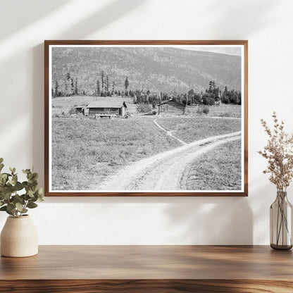 Log Buildings and Cleared Land Boundary County Idaho 1939 - Available at KNOWOL