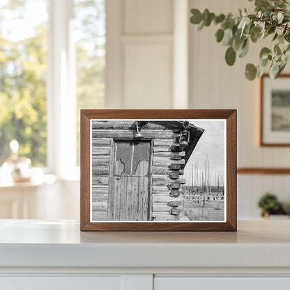 Log Home on Farm in Priest River Idaho 1939 - Available at KNOWOL