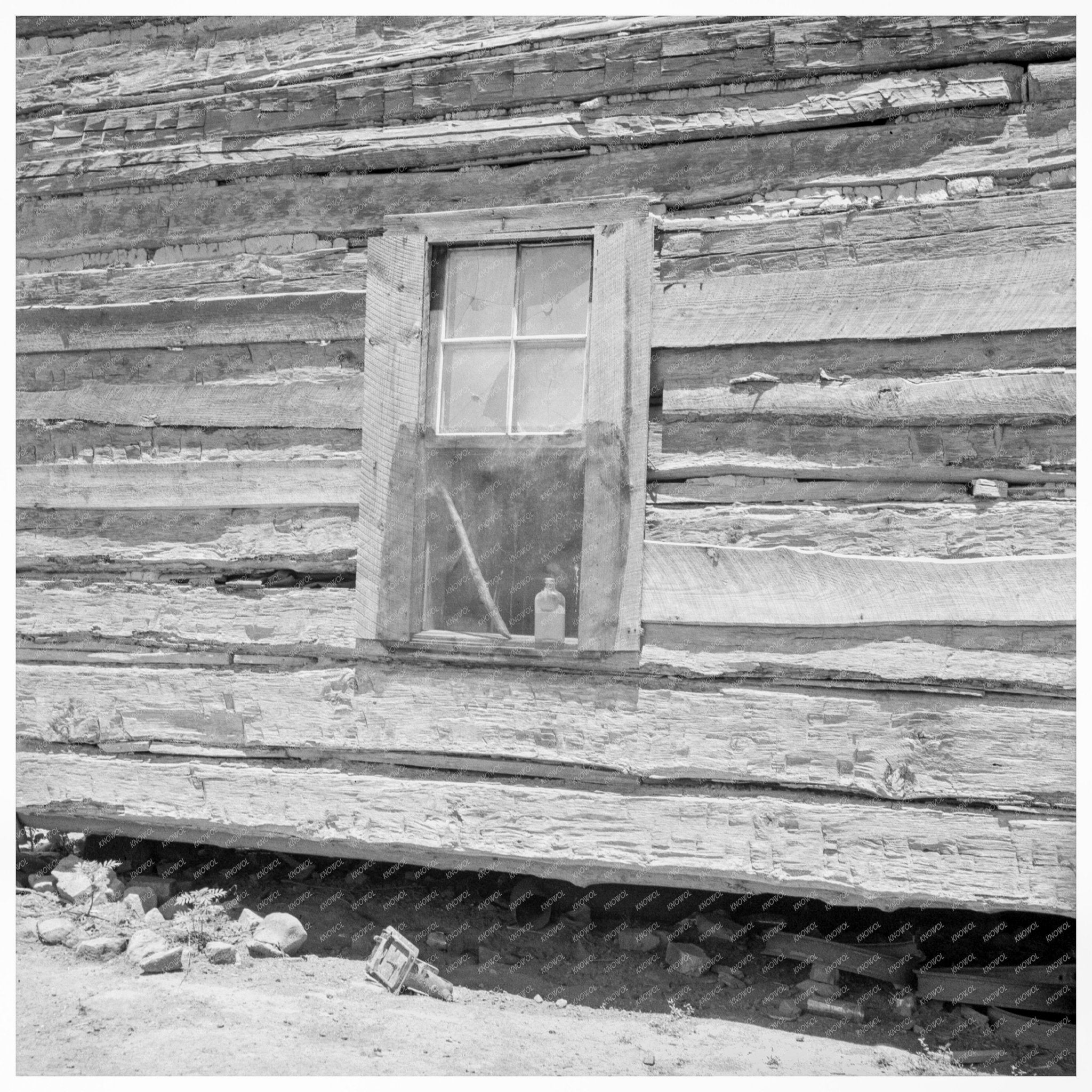 Log House in Orange County North Carolina 1939 - Available at KNOWOL