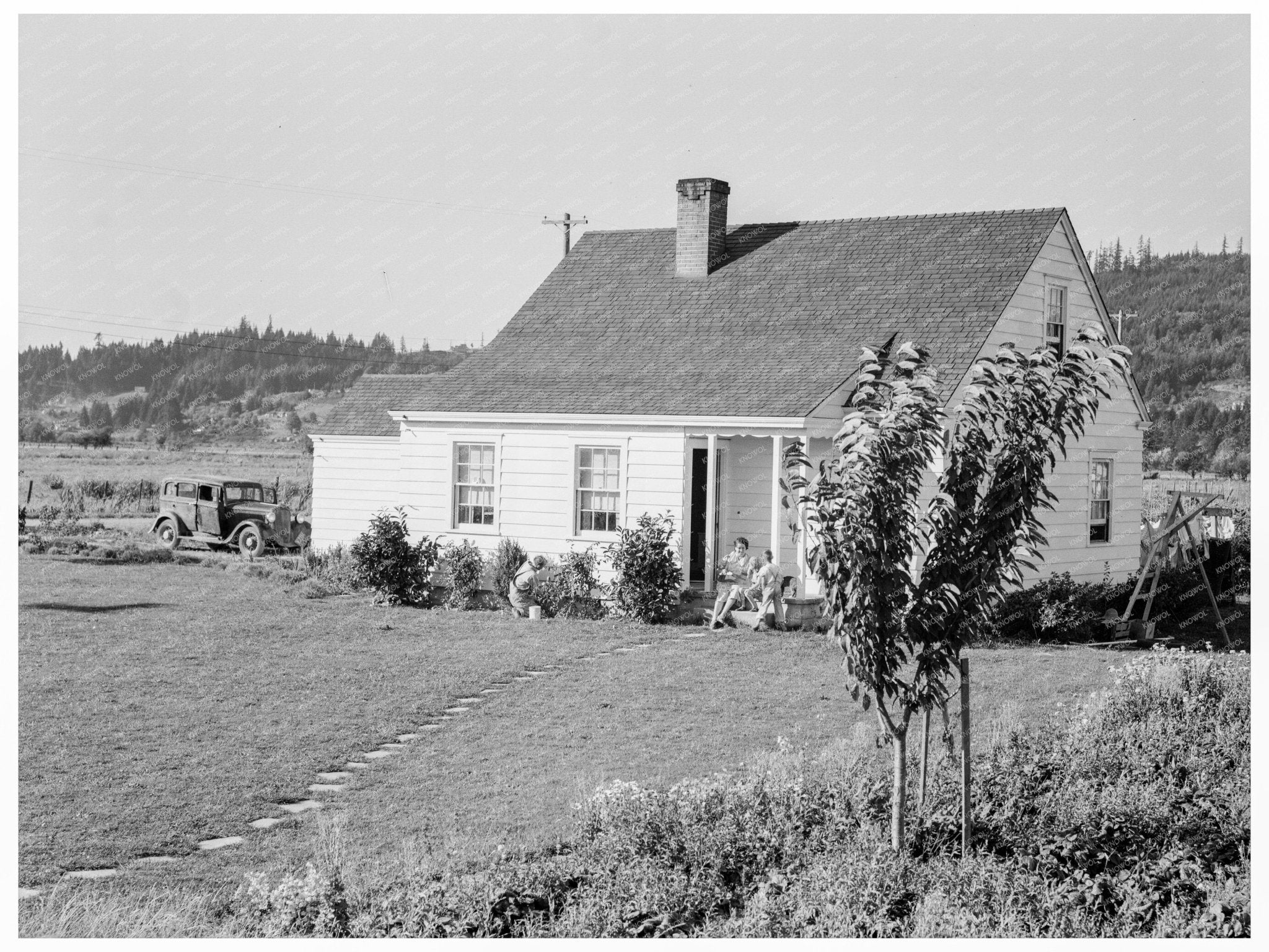 Longview Homestead Project House Cowlitz County 1939 - Available at KNOWOL