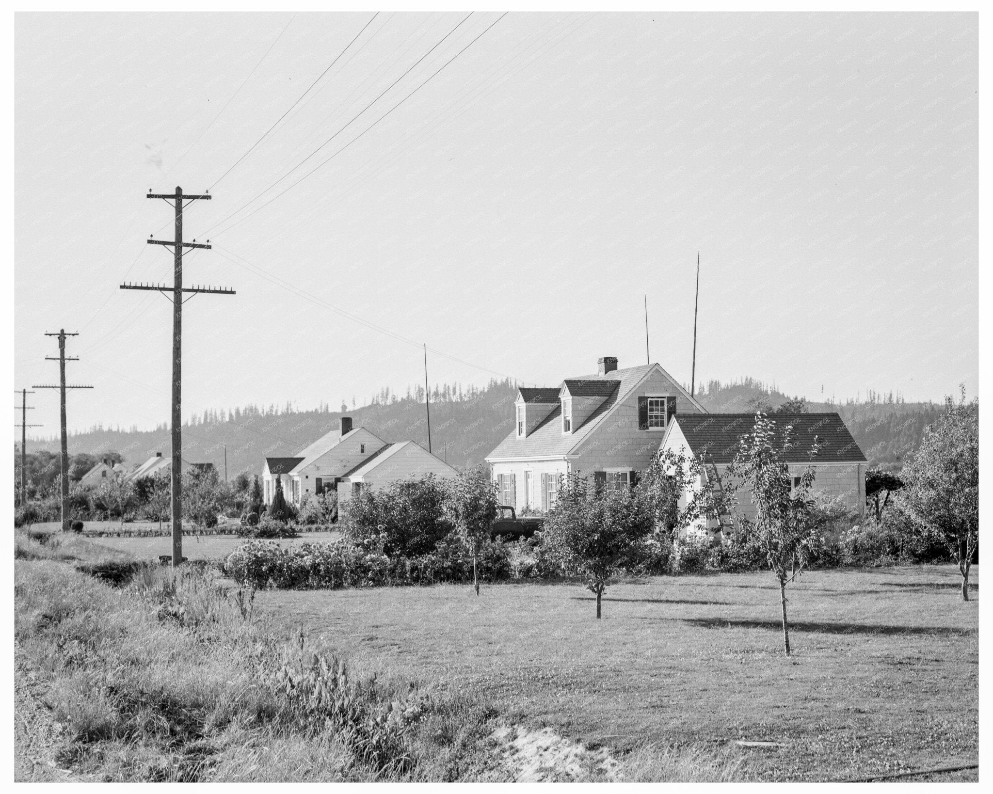 Longview Homestead Project Street Cowlitz County 1939 - Available at KNOWOL