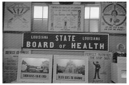 Louisiana Health Display at Fair November 1938 - Available at KNOWOL