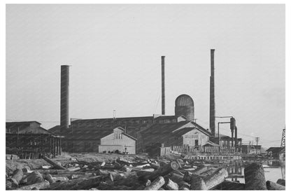 Lumber Mill in Laurel Mississippi January 1939 - Available at KNOWOL