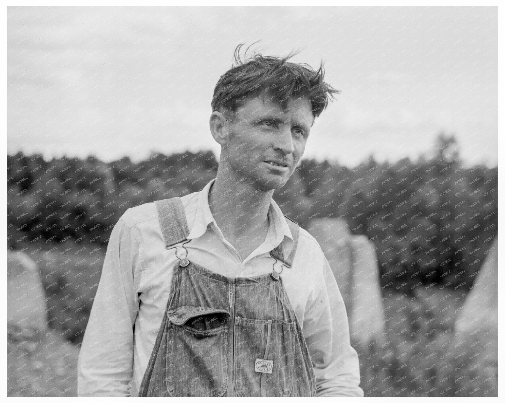 Lumber Mill Worker Fullerton Louisiana July 1937 Image - Available at KNOWOL