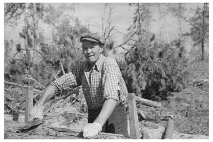 Lumberjack Camp Effie Minnesota September 1937 - Available at KNOWOL