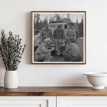 Lumberjacks and Boys in Malheur National Forest 1942 - Available at KNOWOL