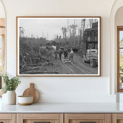 Lumberjacks at Work in Effie Minnesota September 1937 - Available at KNOWOL