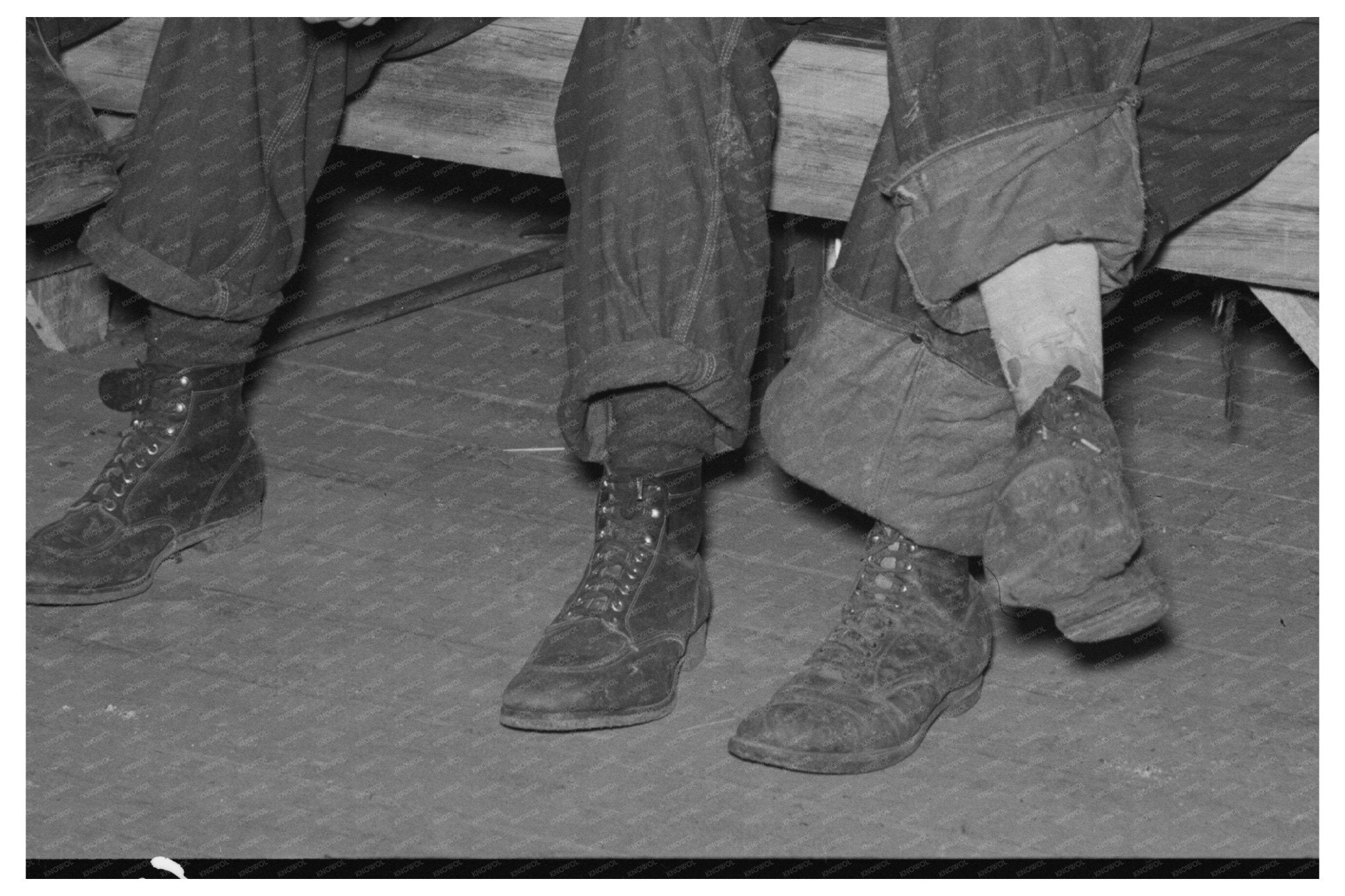 Lumberjacks in Bunkhouse Effie Minnesota September 1937 - Available at KNOWOL