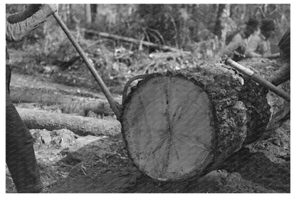 Lumberjacks Using Peaveys in Minnesota September 1937 - Available at KNOWOL