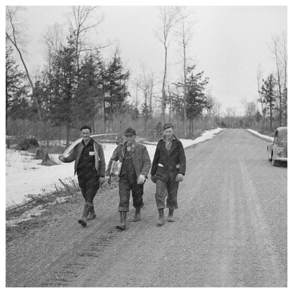 Lumberjacks Working in Wisconsin April 1937 - Available at KNOWOL