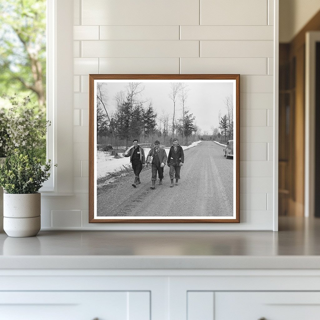 Lumberjacks Working in Wisconsin April 1937 - Available at KNOWOL