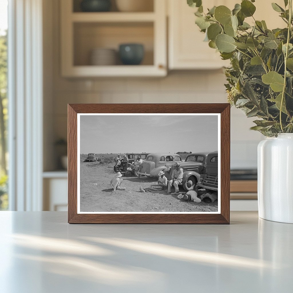 Lunch Break for Agricultural Workers Imperial County 1942 - Available at KNOWOL