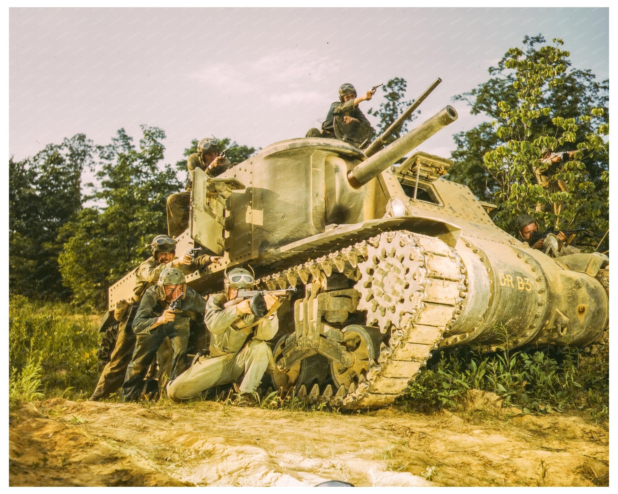 M - 3 Tank Crew Training at Fort Knox June 1942 - Available at KNOWOL