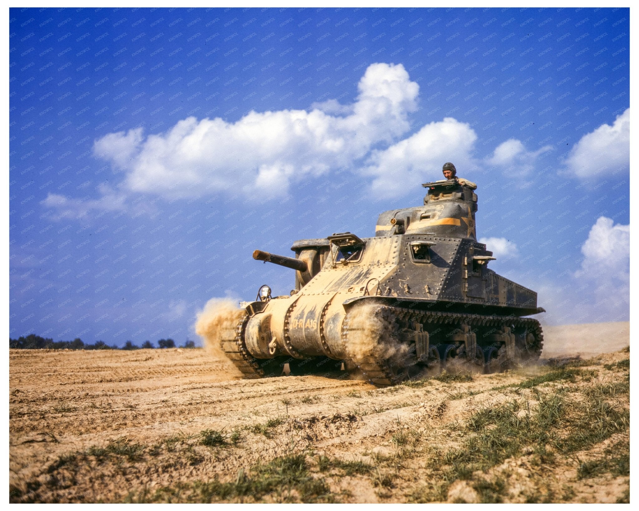 M - 3 Tanks in Action Fort Knox Kentucky June 1942 - Available at KNOWOL