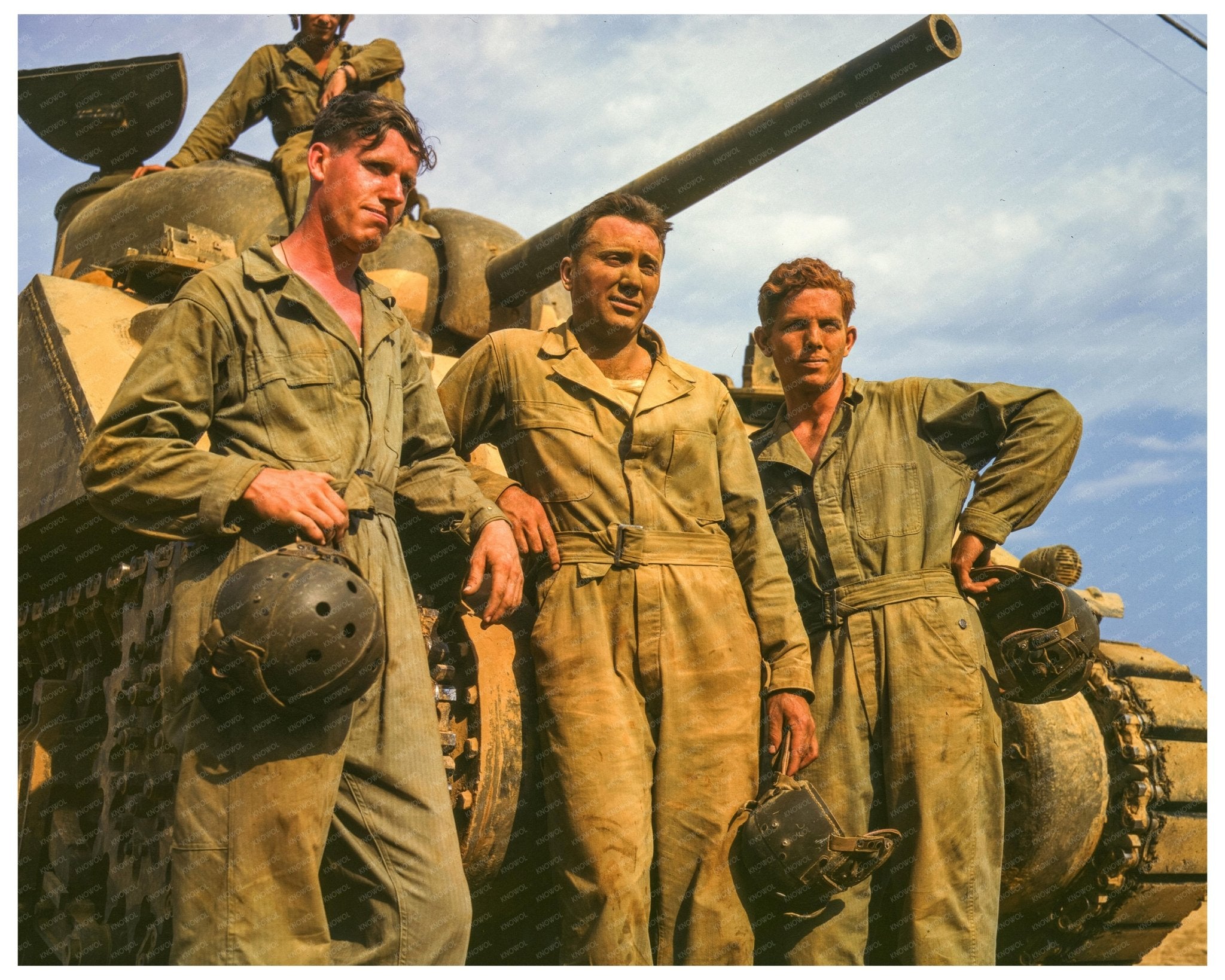 M - 4 Tank Crew at Fort Knox Kentucky June 1942 - Available at KNOWOL