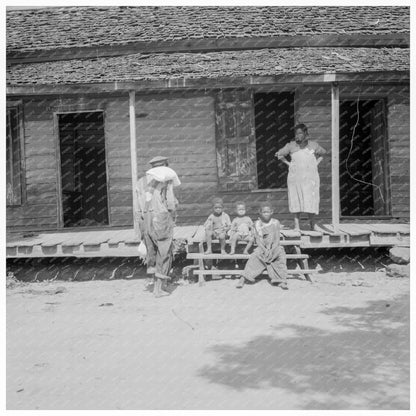 Macon County Georgia Wage Laborer Family July 1937 - Available at KNOWOL