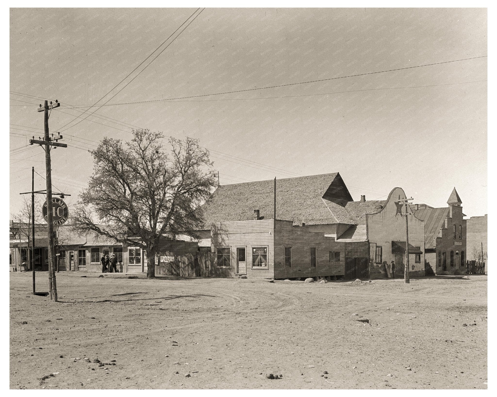 Main Street Escalante Garfield County Utah April 1936 Vintage Photo - Available at KNOWOL