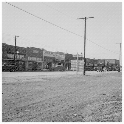 Main Street in Drew Mississippi June 1937 Vintage Photo - Available at KNOWOL