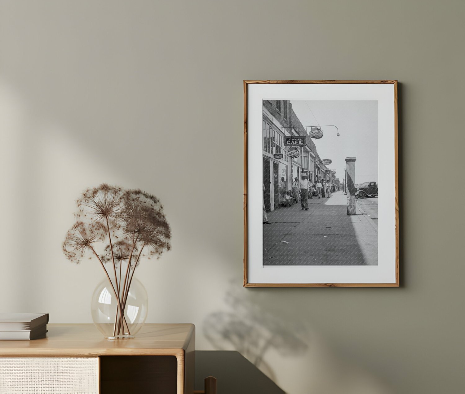 Main Street Sallisaw Oklahoma Drought August 1936 Historical Photograph - Available at KNOWOL