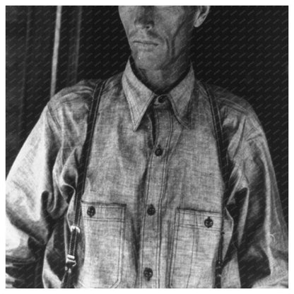 Male Former Sharecropper New Madrid County 1938 Portrait - Available at KNOWOL