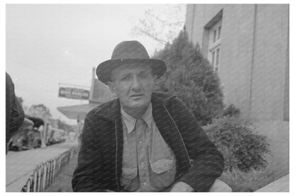 Man at Post Office in Lafayette Louisiana October 1938 - Available at KNOWOL