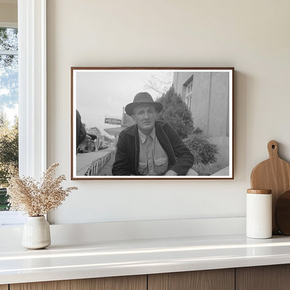 Man at Post Office in Lafayette Louisiana October 1938 - Available at KNOWOL