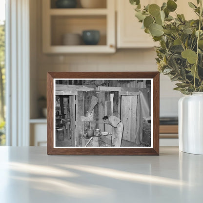 Man Washing Face in Abandoned Warehouse Caruthersville 1938 - Available at KNOWOL