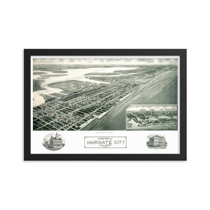 Margate City, NJ 1925 Framed - Available at KNOWOL