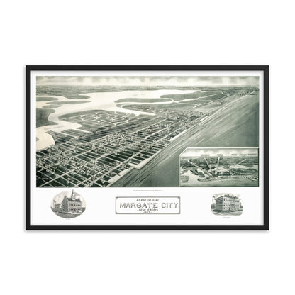 Margate City, NJ 1925 Framed - Available at KNOWOL