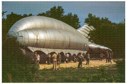 Marine Corps Barrage Balloon Parris Island May 1942 - Available at KNOWOL