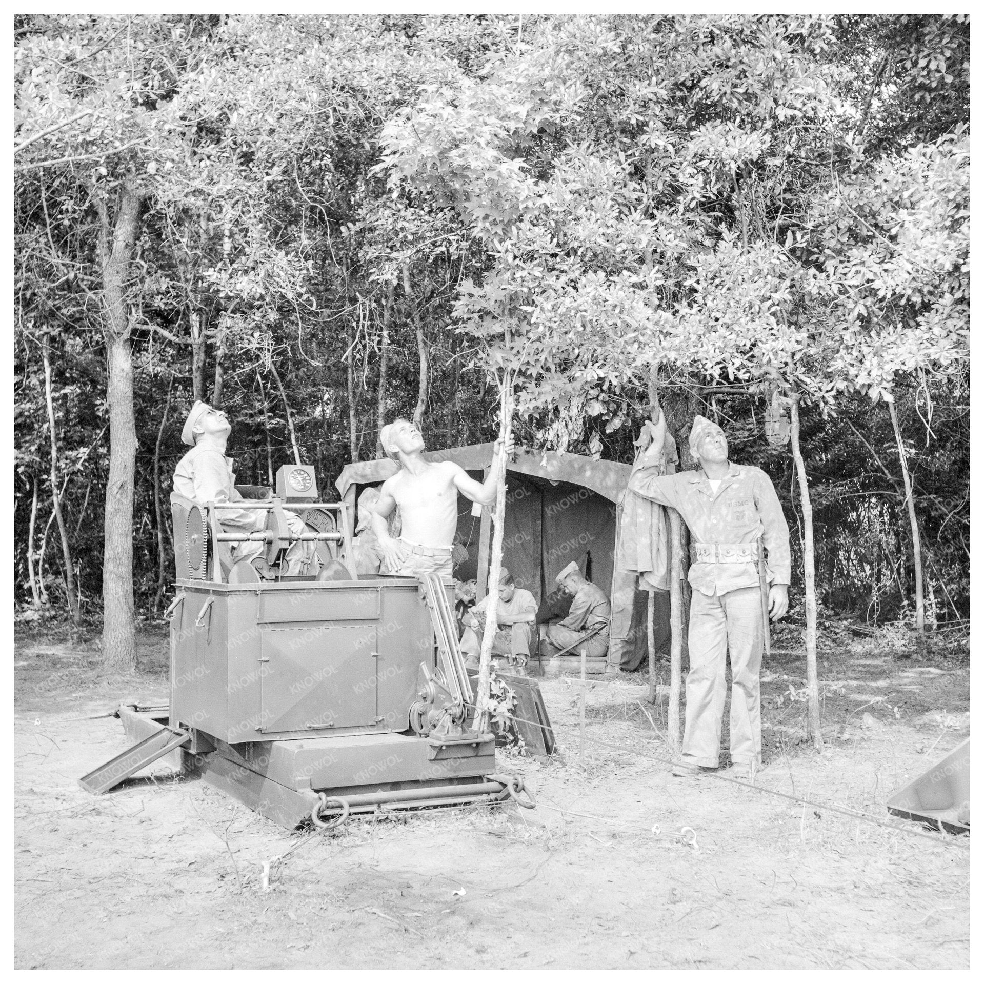 Marine Corps Glider Training Camp Parris Island 1942 - Available at KNOWOL