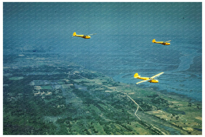 Marine Corps Gliders in Flight May 1942 Parris Field - Available at KNOWOL